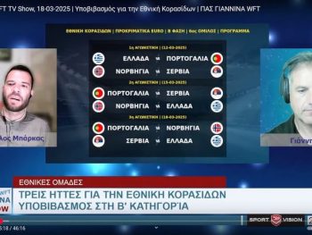 Πλούσια ειδησεογραφία στην εκπομπή του ΠΑΣ Γιάννινα WFT (video)