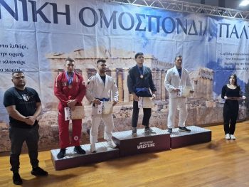 Διακρίθηκε στην πάλη ο ΑΟ Σπάρτακος 