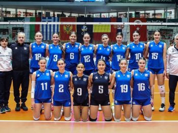 Στους Μολάους η προετοιμασία της Εθνικής γυναικών Κ16 για τον δεύτερο προκριματικό γύρο του Ευρωβόλεϊ Κ16 