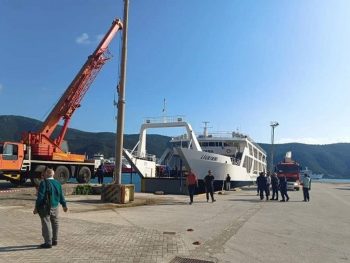 Το Λιμενικό για τη βλάβη σε καταπέλτη πλοίου
