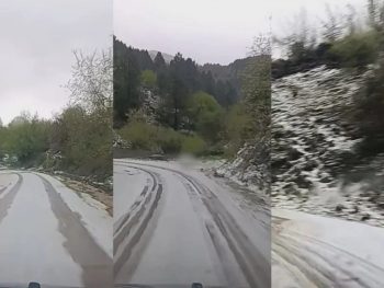 Άσπρισαν από το χαλάζι χωριά του Ζαγορίου