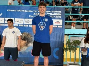 Ο Θεόφιλος Λέκκας στην Εθνική Ομάδα για το Παγκόσμιο Πρωτάθλημα Τεχνικής Κολύμβησης Νέων/Νεανίδων