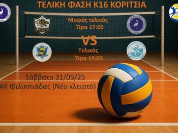 Κ-16 Κοριτσιών: ΠΑΣ Γιάννινα και Φιλαθλητικός σερβίρουν για τον τίτλο