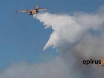 Τέθηκε υπό έλεγχο η φωτιά στο Μονολίθι Πρέβεζας
