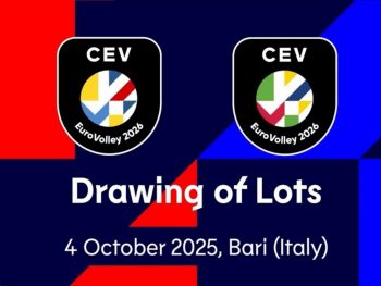  Μαθαίνουν αντιπάλους στο Ευρωβόλεϊ 2026 οι Εθνικές ομάδες ανδρών και γυναικών