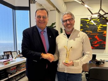 Ο Πρόεδρος της ΕΟΕ Iσίδωρος Κούβελος συναντήθηκε με τον Πρόεδρο της Οργανωτικής Επιτροπής Los Angeles 2028