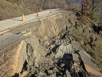 Μεγάλη και ανησυχητική καθίζηση στο Πληκάτι Κόνιτσας