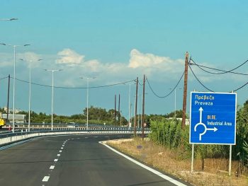 Προσωρινή κυκλοφορία από την Παρασκευή η νέα είσοδος της πόλης της Πρέβεζας