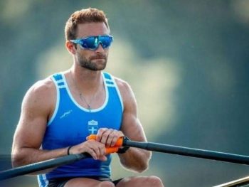 Ο Στέφανος Ντούσκος στη μάχη του Πανευρωπαικού Ανδρών