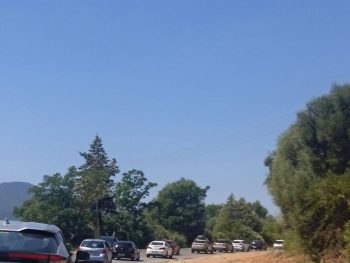 Το  αδιαχώρητο στις παραλίες της Πρέβεζας