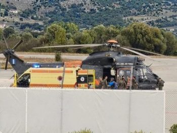 Με Super Puma στα Ιωάννινα ο 85χρονος Ελβετός μετά από πτώση στο φαράγγι