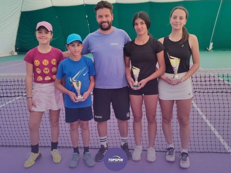 Πολλές διακρίσεις του Topspin Epirus Tennis Center στο E3 των Ιωαννίνων