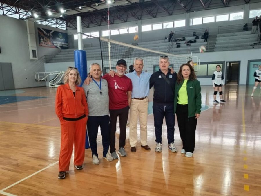 Ο Βασίλης Θεοδωράκης σε αγώνες γυμνασίων