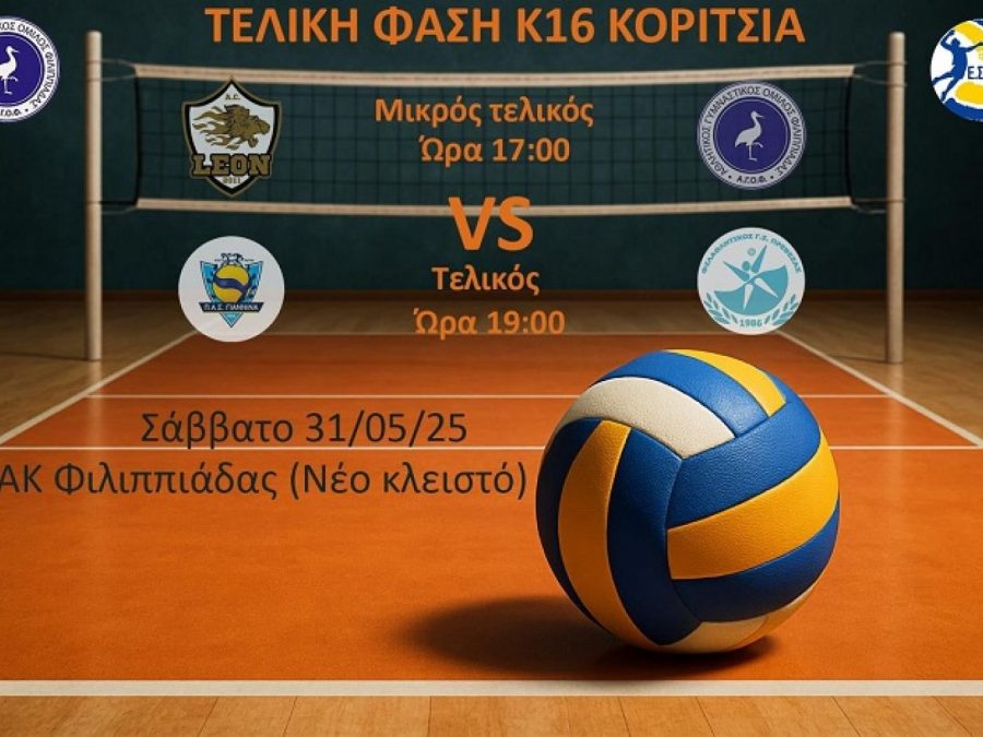 Κ-16 Κοριτσιών: ΠΑΣ Γιάννινα και Φιλαθλητικός σερβίρουν για τον τίτλο