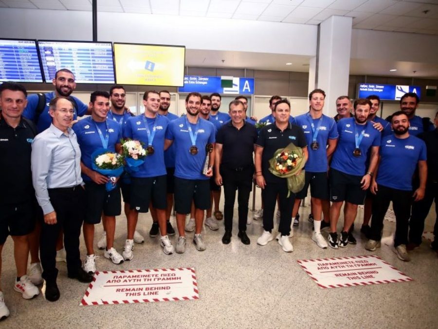 "Χρυσή" υποδοχή για τη χάλκινη παγκόσμια πρωταθλήτρια Εθνική Ανδρών