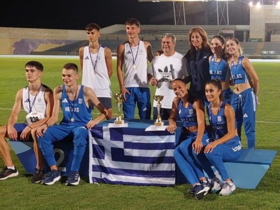 Ελλάδα – Κύπρος: Με πανελλήνια ρεκόρ στην 4Χ100 μ. Κ18 ανδρών και γυναικών έκλεισε η 1η αγωνιστική ημέρα 