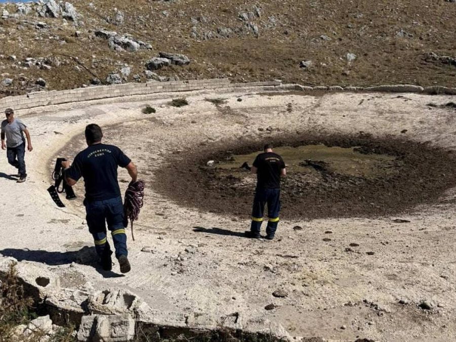  Ζώα εγκλωβίστηκαν σε ομβροδεξαμενή στο Μιτσικέλι