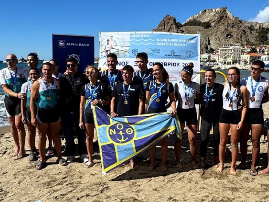 Πρωταθλητής ο ΝΟΘ στο 5ο Πανελλήνιο Παράκτιας στη Λήμνο