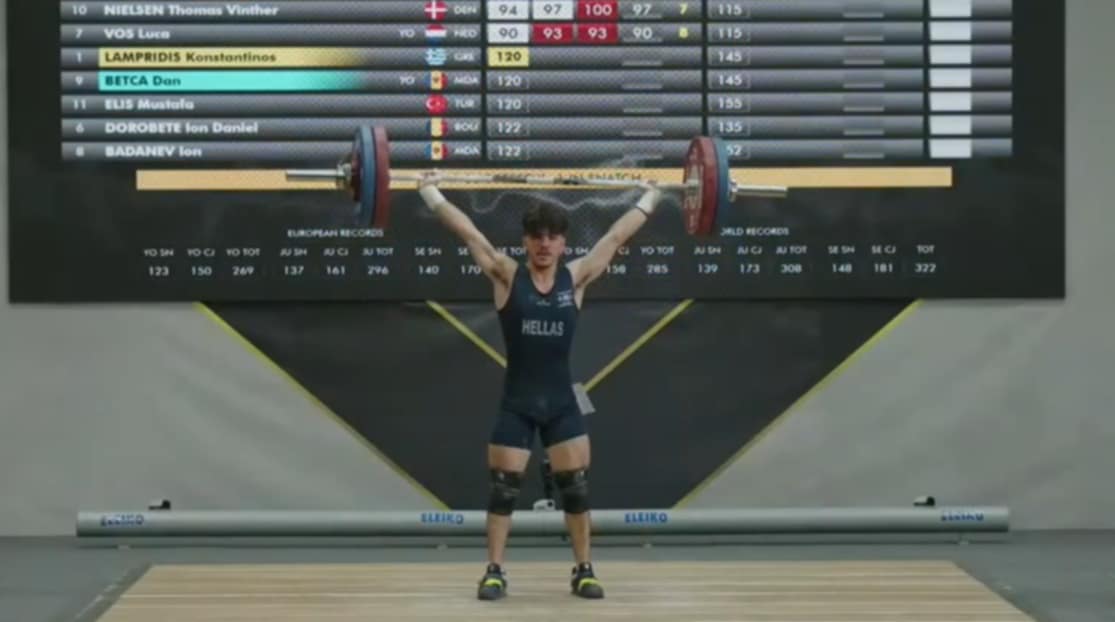 Το ασημένιο μετάλλιο στο Ευρωπαϊκό Πρωτάθλημα κατέκτησε ο Κωνσταντίνος Λαμπρίδης