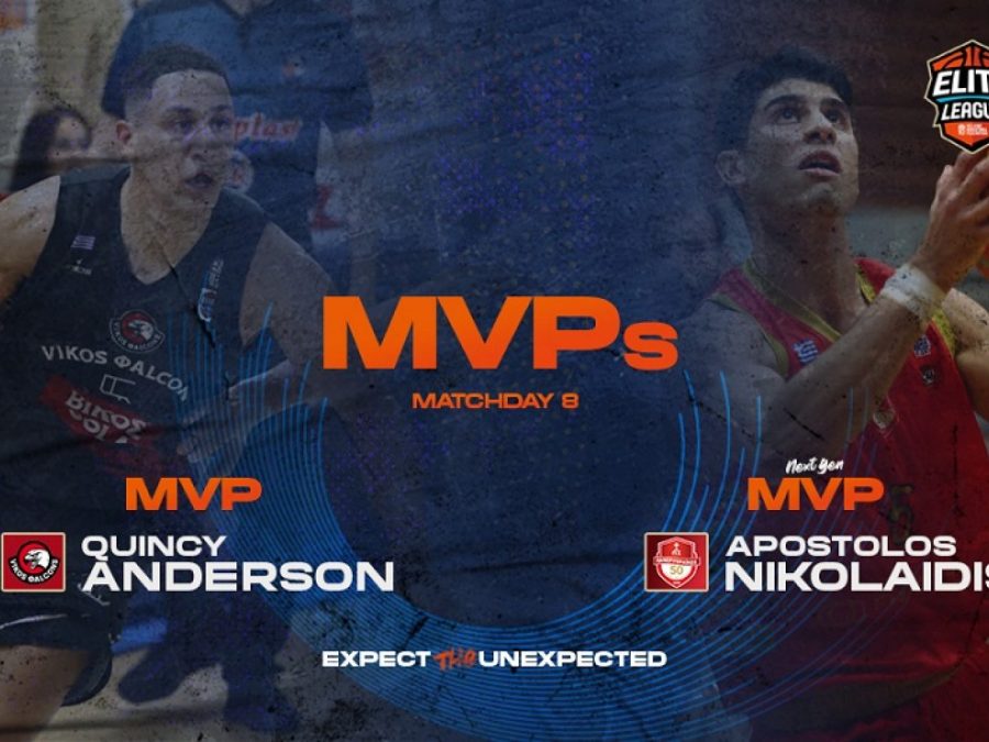 MVP της 8ης αγωνιστικής ο Άντερσον