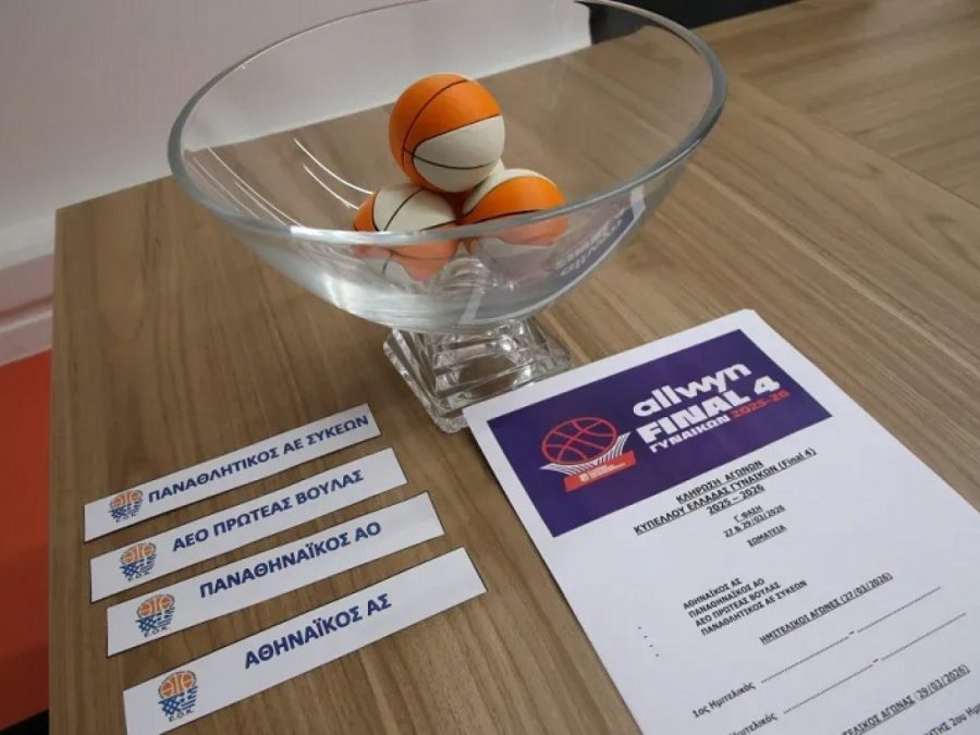 Κύπελλο Γυναικών: Τα ζευγάρια των ημιτελικών Allwyn Final 4