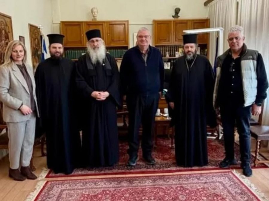 Επίσκεψη του Μητροπολίτη Δρυϊνουπόλεως, Πωγωνιανής και Κονίτσης στον Περιφέρειαρχη 