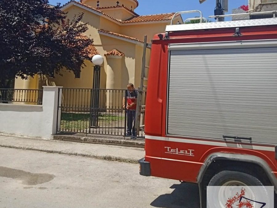 Πρέβεζα: Φωτιά στον Ιερό Ναό Αγίας Παρασκευής – Ζημιές στις αγιογραφίες από τους καπνούς