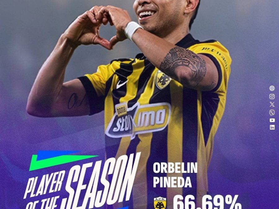 Stoiximan Player of the Season 2025-2026 ο Ορμπελίν Πινέδα