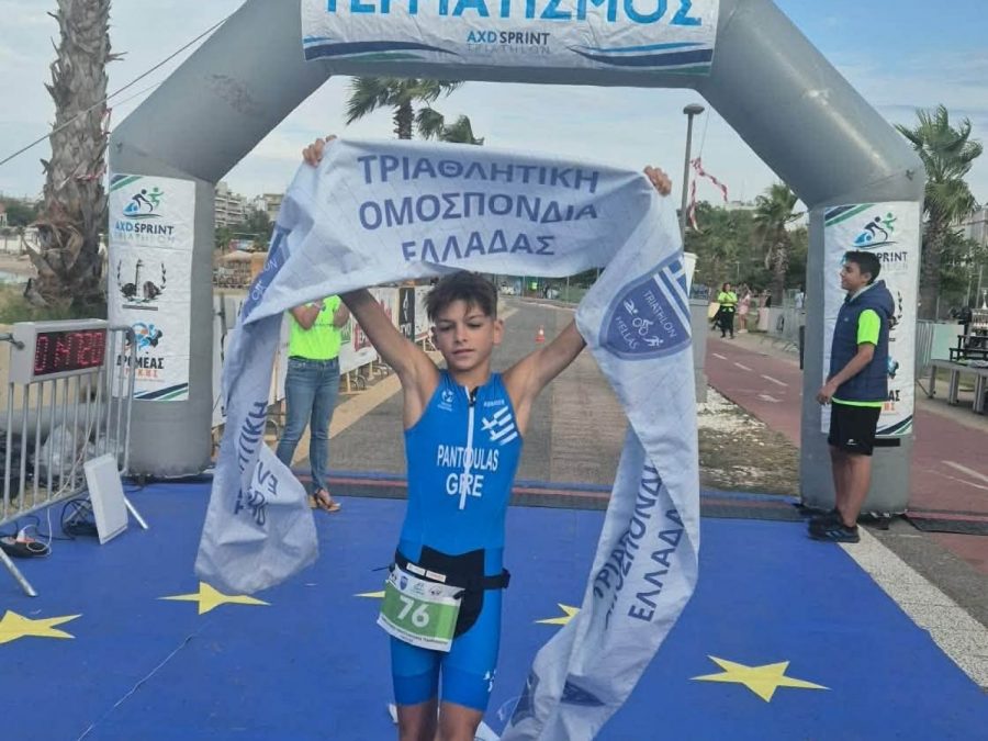 Πρωταθλητής Ελλάδας στο Τρίαθλο ο Γιώργος Παντούλας 