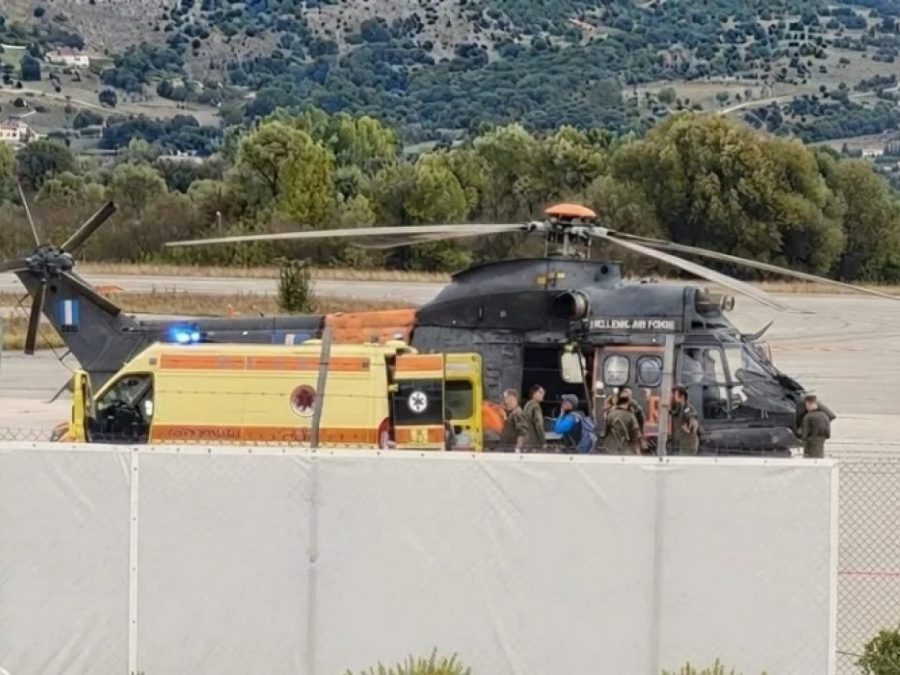 Με Super Puma στα Ιωάννινα ο 85χρονος Ελβετός μετά από πτώση στο φαράγγι